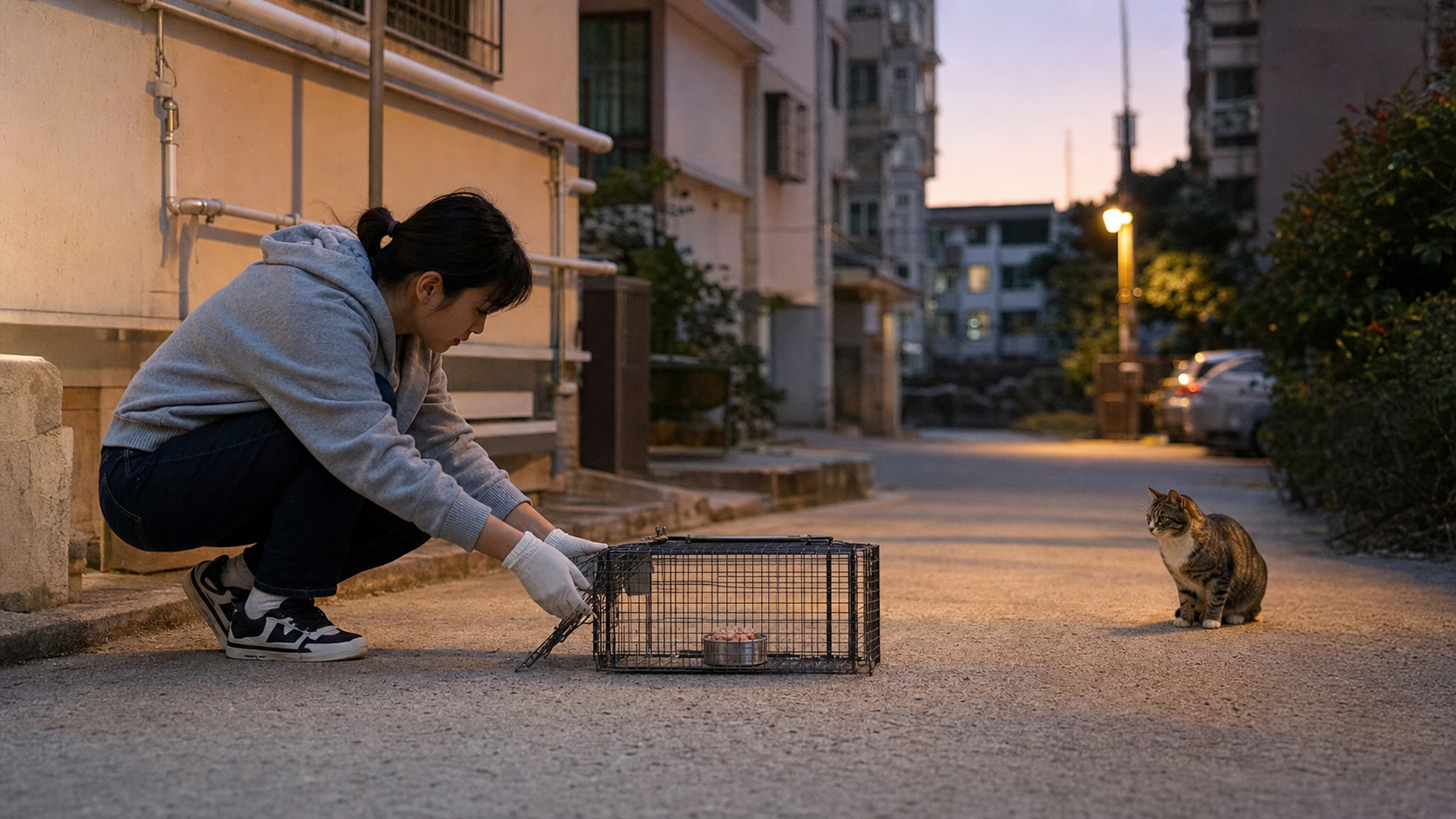 경계심 강한 길고양이, 안전하게 포획하는 방법은?